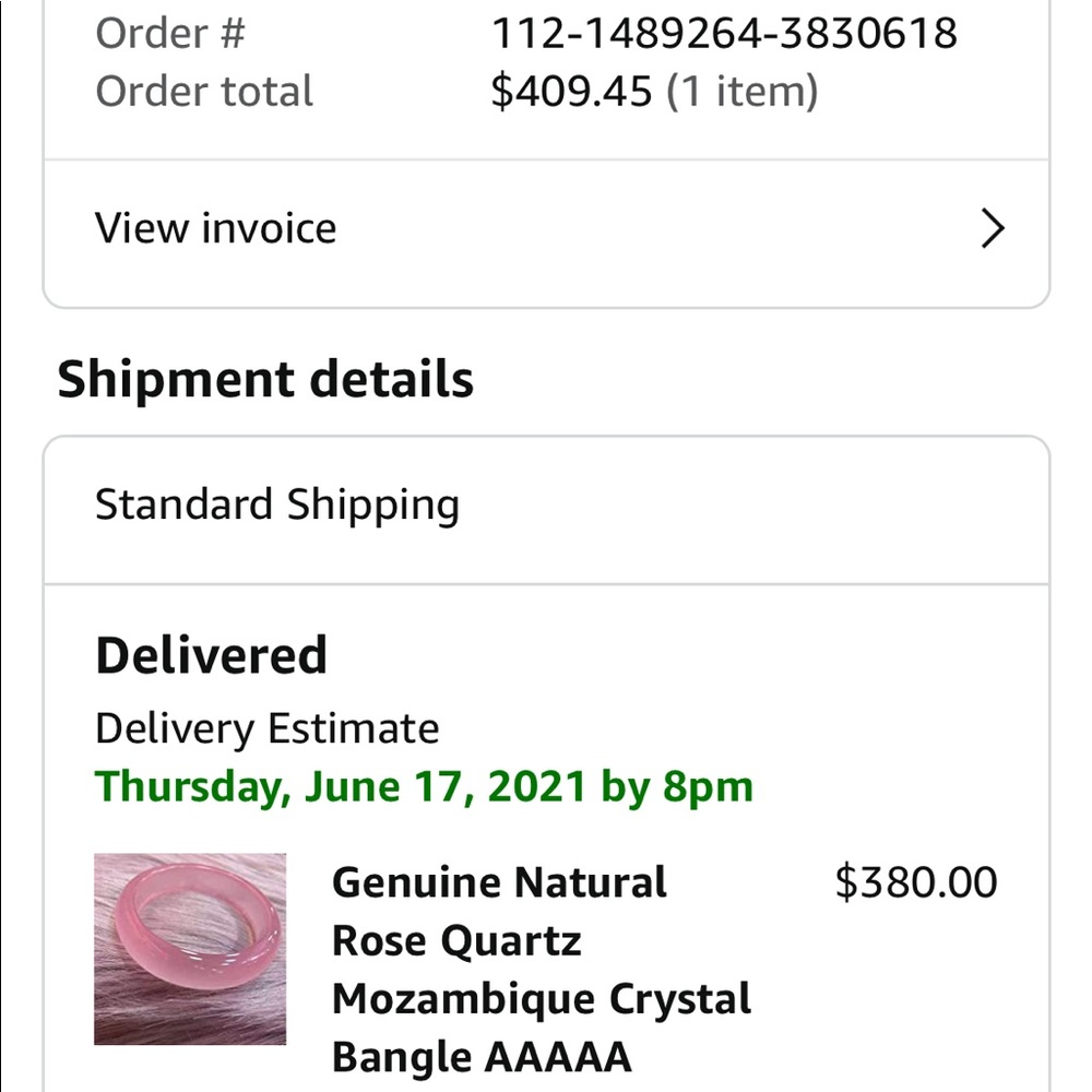 open to trade Natural Rose Quartz Mozambique Bangle
